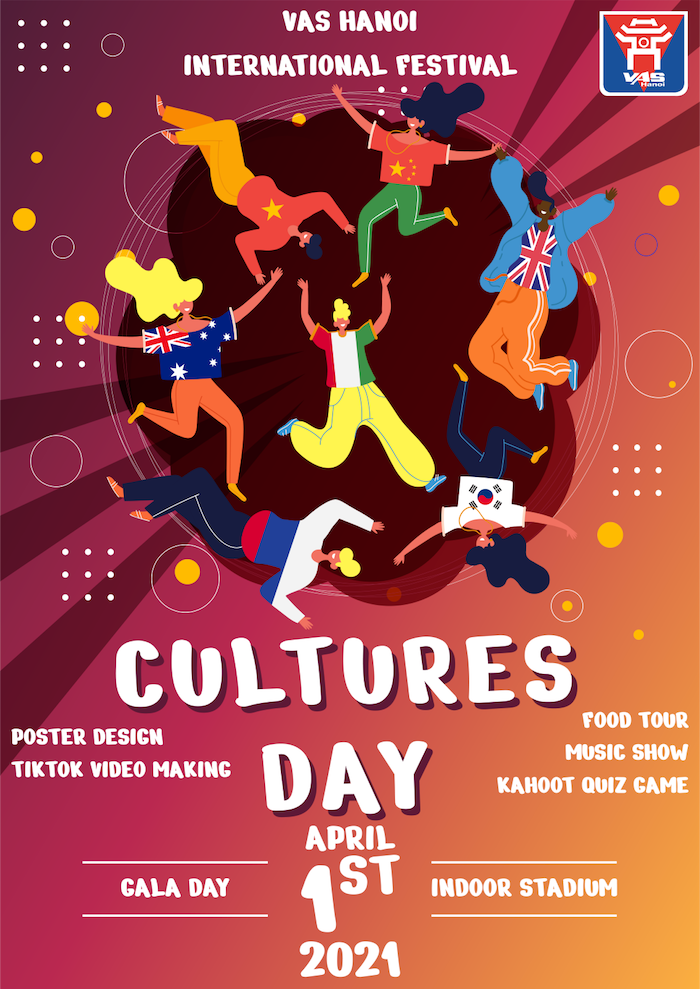 VAS Hanoi International Festival 2021: Cultures Day | Trung học | Trường  Liên cấp Việt-Úc Hà Nội (Trường quốc tế Cambridge)