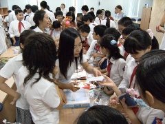 Ngày quyên góp từ thiện tại trường Phổ thông Việt-Úc Hà Nội