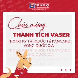 VASers tiếp tục gặt hái huy chương tại Kỳ thi Quốc tế Kangaroo - Vòng Quốc gia