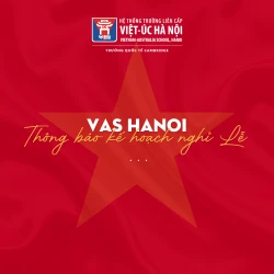 VAS Hanoi Thông báo kế hoạch nghỉ Lễ