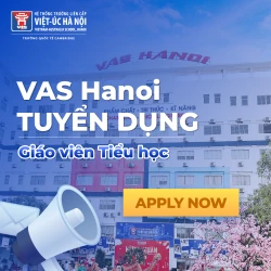 VAS Hanoi Tuyển dụng Giáo viên Tiểu học năm học 2024-2025