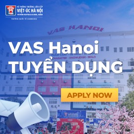 VAS Hanoi tuyển dụng Giáo viên Tiếng Anh