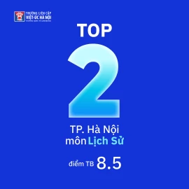 VAS Hanoi lọt TOP 15 trường có điểm thi tốt nghiệp THPT 2025 cao nhất Hà Nội