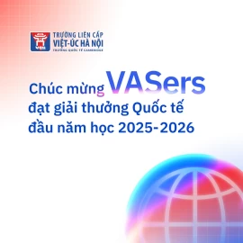 Chúc mừng những giải thưởng Quốc tế đầu năm học của VASers