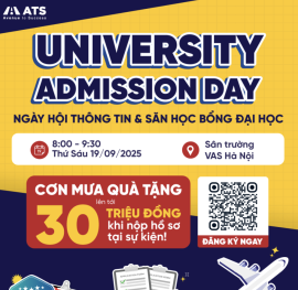Ngày hội Săn học bổng Đại học tại VAS Hanoi