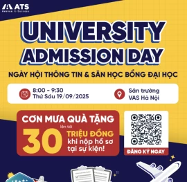 Ngày hội Săn học bổng Đại học tại VAS Hanoi