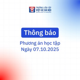 Thông báo đón học sinh trở lại trường học trực tiếp