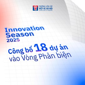18 Dự án xuất sắc bước vào Vòng Phản biện Cuộc thi VAS Hanoi Innovation Season 2025