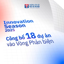 18 Dự án xuất sắc bước vào Vòng Phản biện Cuộc thi VAS Hanoi Innovation Season 2025