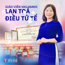 Giáo viên VAS Hanoi lan toả điều tử tế