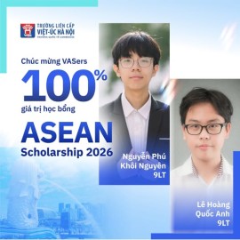 VASers đạt được học bổng toàn phần của Chính phủ Singapore