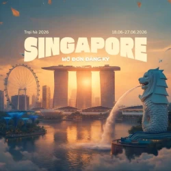 Trại hè Singapore 2026 mở đơn đăng ký