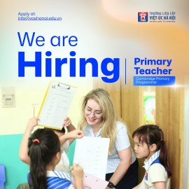 Job Opportunity: Primary Teacher (Cambridge Primary learning outcomes)