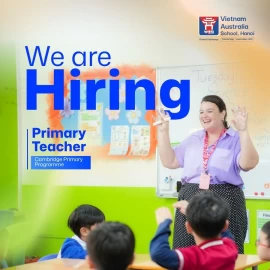 Job Opportunity: Primary Teacher - Cambridge Primary learning outcomes