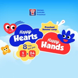 Happy hands - Happy hearts - Trại hè Mầm non VAS Hanoi