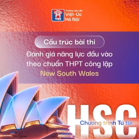 Cấu trúc Bài thi đánh giá năng lực đầu vào Chương trình Tú tài Úc HSC